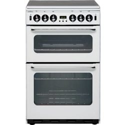 New World 550TSIDLm 55cm Twin Cavity Gas Cooker in White